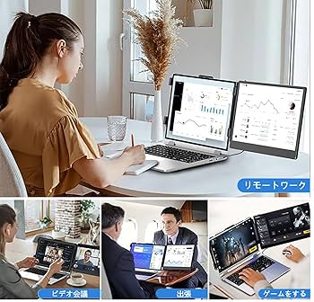 Amazon.co.jp: 14イン ノートパソコンモニター デュアル